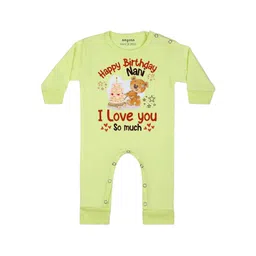 Arvesa Happy Birthday Nani Printed Bodysuit-picture-18