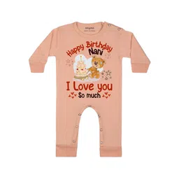 Arvesa Happy Birthday Nani Printed Bodysuit-picture-12