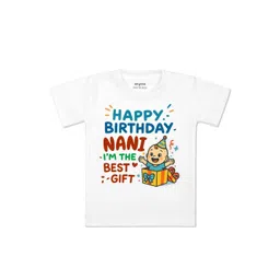 arvesa Happy Birthday Nani Printed Kids Tshirt-picture-26