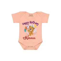 Arvesa Happy Birthday Nanu Printed Bodusuit-picture-39