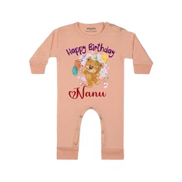 Arvesa Happy Birthday Nanu Printed Bodysuit-picture-23