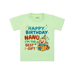 arvesa Happy Birthday Nanu Printed Kids Tshirt-picture-35