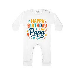 Arvesa Happy Birthday Papa Printed Bodysuit-picture-21