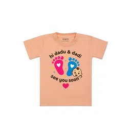 arvesa Hi Dadu & Dadi See You Soon Printed Kids Tshirt-picture-55