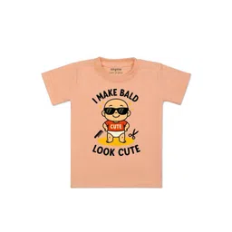 arvesa I Make Bald Look Cute Printed Kids Tshirt-picture-23