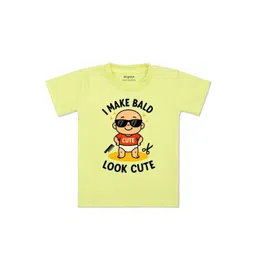 arvesa I Make Bald Look Cute Printed Kids Tshirt-picture-30