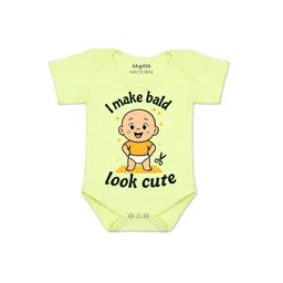 arvesa I Make Bald Look Cute Printed Romper-picture-14