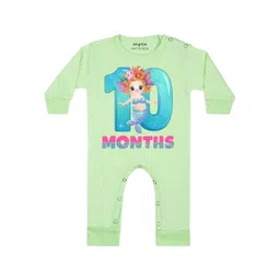 Arvesa Infants 10 Months Printed Round Neck Bodysuits-picture-42