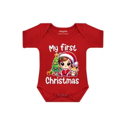Arvesa Infants My First Christmas Printed Bodysuit-picture-12