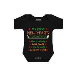 Arvesa Infants My First New Year Printed Bodysuit-picture-11