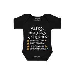 Arvesa Infants My First New Year Printed Bodysuit-picture-21