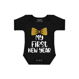 Arvesa Infants My First New Year Printed Bodysuit-picture-15