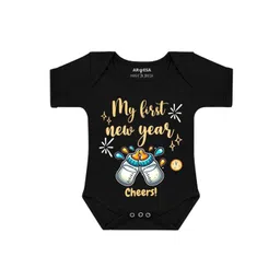 Arvesa Infants My First New Year Printed Bodysuit-picture-16
