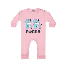 Arvesa Infants Printed Round Neck Rompers-picture-26