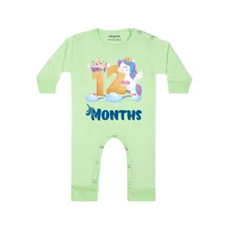 Arvesa Infants Printed Round Neck Rompers-picture-29