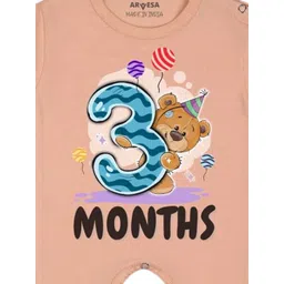 Arvesa Infants Printed Round Neck Rompers image 3