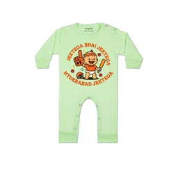 arvesa Jeetega Bhai Jeetega Hyderabad Jeetega Printed Baby Rompers-picture-36