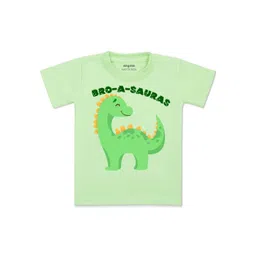 Arvesa Kids Typography Printed Applique T-shirt-picture-35