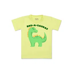 Arvesa Kids Typography Printed Applique T-shirt-picture-10