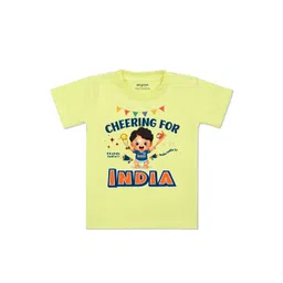 Arvesa Kids Typography Printed Applique T-shirt-picture-20
