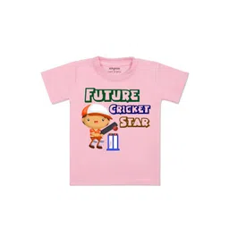 Arvesa Kids Typography Printed Applique T-shirt-picture-51