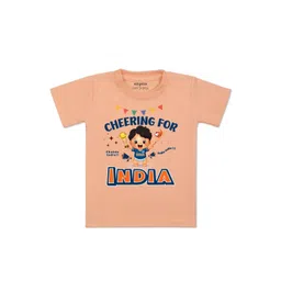 Arvesa Kids Typography Printed Applique T-shirt-picture-40