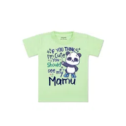 Arvesa Kids Typography Printed Applique T-shirt-picture-19