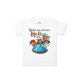 Arvesa Kids Typography Printed Applique T-shirt-picture-28