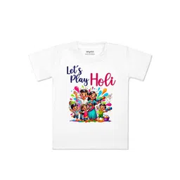 Arvesa Kids Typography Printed Applique T-shirt-picture-21