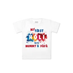 Arvesa Kids Typography Printed Applique T-shirt-picture-42