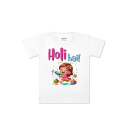 Arvesa Kids Typography Printed Applique T-shirt-picture-17