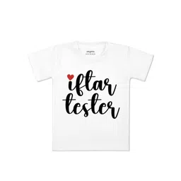 Arvesa Kids Typography Printed Applique T-shirt-picture-25