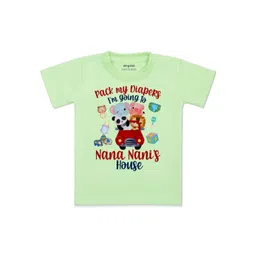 Arvesa Kids Typography Printed Applique T-shirt-picture-20