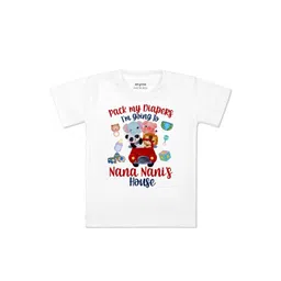Arvesa Kids Typography Printed Applique T-shirt-picture-57