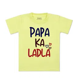 Arvesa Kids Typography Printed Applique T-shirt-picture-25