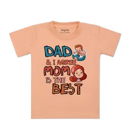 Arvesa Kids Typography Printed Applique T-shirt-picture-35