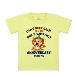 Arvesa Kids Typography Printed Applique T-shirt-picture-25