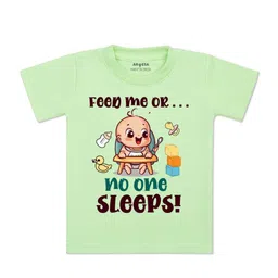 Arvesa Kids Typography Printed Applique T-shirt-picture-47