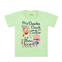 Arvesa Kids Typography Printed Applique T-shirt-picture-16