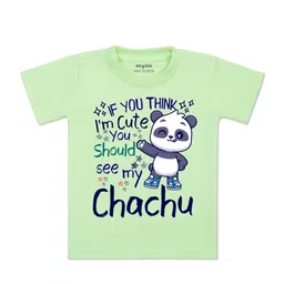 Arvesa Kids Typography Printed Cotton T-shirt-picture-55