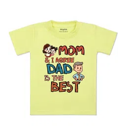 Arvesa Kids Typography Printed Short Sleeves T-shirt-picture-20