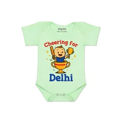 Arvesa Kids-Unisex Green Cotton Rompers-picture-23