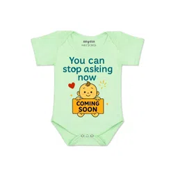 Arvesa Kids-Unisex Green Cotton Rompers-picture-15