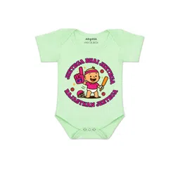 Arvesa Kids-Unisex Green Cotton Rompers-picture-17