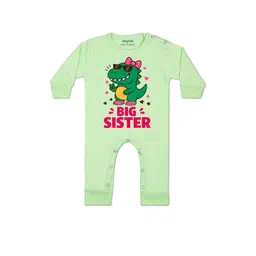 Arvesa Kids-Unisex Green Cotton Rompers-picture-55