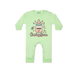 Arvesa Kids-Unisex Green Cotton Rompers-picture-38