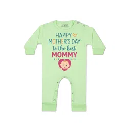 Arvesa Kids-Unisex Green Cotton Rompers-picture-44