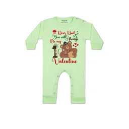 Arvesa Kids-Unisex Green Cotton Rompers-picture-17