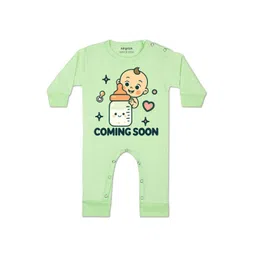 Arvesa Kids-Unisex Green Cotton Rompers-picture-35