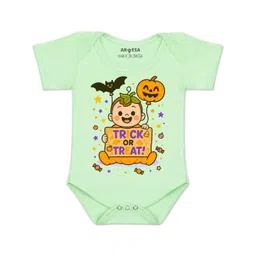 Arvesa Kids-Unisex Green Cotton Rompers-picture-56